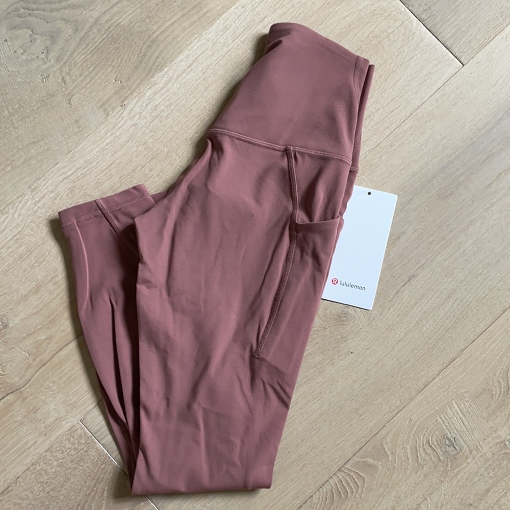 NWT Lululemon Align Pockets 25” Spiced Chai. Sz 4. - Picture 6 of 7